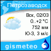 GISMETEO: Погода по г.Петрозаводск