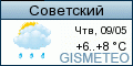 GISMETEO: Погода по г.Советский