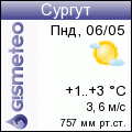 Погода в Сургуте