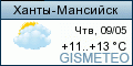 GISMETEO: Погода по г.Ханты-Мансийск