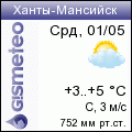 Погода в Ханты-Мансийске