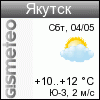 GISMETEO: Погода по г.Якутск