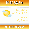 GISMETEO: Погода по г.Магадан