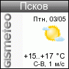 GISMETEO: Погода по г.Псков
