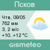 GISMETEO: Погода по г.Псков
