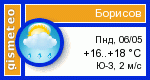 GISMETEO: Погода по г.Борисов