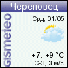 GISMETEO.RU: погода в г. Череповец