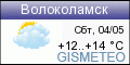 GISMETEO: Погода по г.Волоколамск
