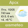 GISMETEO: Погода по г.Арск