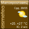 GISMETEO: Погода по г.Малоярославец