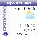 GISMETEO: Погода по г.Наро-Фоминск