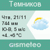 GISMETEO: Погода по г.Темников