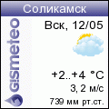 GISMETEO: Погода по г.Соликамск