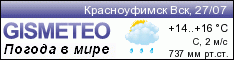 GISMETEO: Погода по г.Красноуфимск