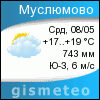 GISMETEO: Погода по г.Муслюмово