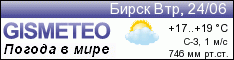 GISMETEO: Погода по г.Бирск