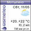 GISMETEO: Погода по г.Мотыгино