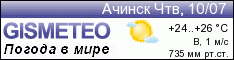 GISMETEO: Погода по г.Ачинск