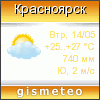 GISMETEO: Погода по г.Красноярск