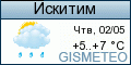 GISMETEO: Погода по г.Искитим
