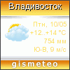 GISMETEO: Погода по г.Владивосток