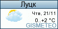 GISMETEO: Погода по г.Луцк