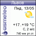 GISMETEO: Погода по г.Львов