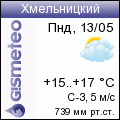 GISMETEO: Погода 
по г.Хмельницкий