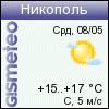 GISMETEO: Погода по г.Никополь