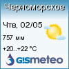 GISMETEO: Погода в Черноморском