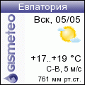 GISMETEO: Погода по г.Евпатория
