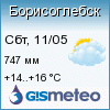GISMETEO: Погода по г.Борисоглебск