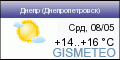 GISMETEO: Погода по г.Днепропетровск