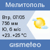GISMETEO: Погода по г.Мелитополь