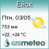 GISMETEO: Погода по г.Ейск