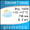GISMETEO: Погода по г.Белая Глина