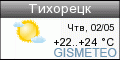 GISMETEO: Погода по г.Тихорецк