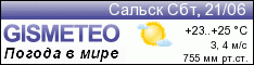 GISMETEO: Погода по г.Сальск