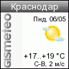 GISMETEO: Погода по г.Краснодар