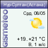 GISMETEO: Погода по г.Астана