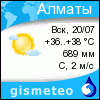 GISMETEO: Погода по г.Алматы GISMETEO: Погода по г.Алматы