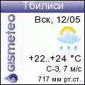GISMETEO: Погода по г.Тбилиси