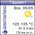 GISMETEO: Погода по г.Ташкент