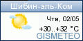 GISMETEO.RU: погода в г. Шибин-Эль-Ком